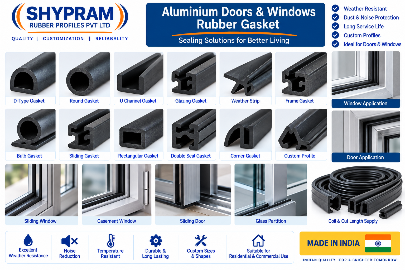 EPDM - Door & Window Gasket
