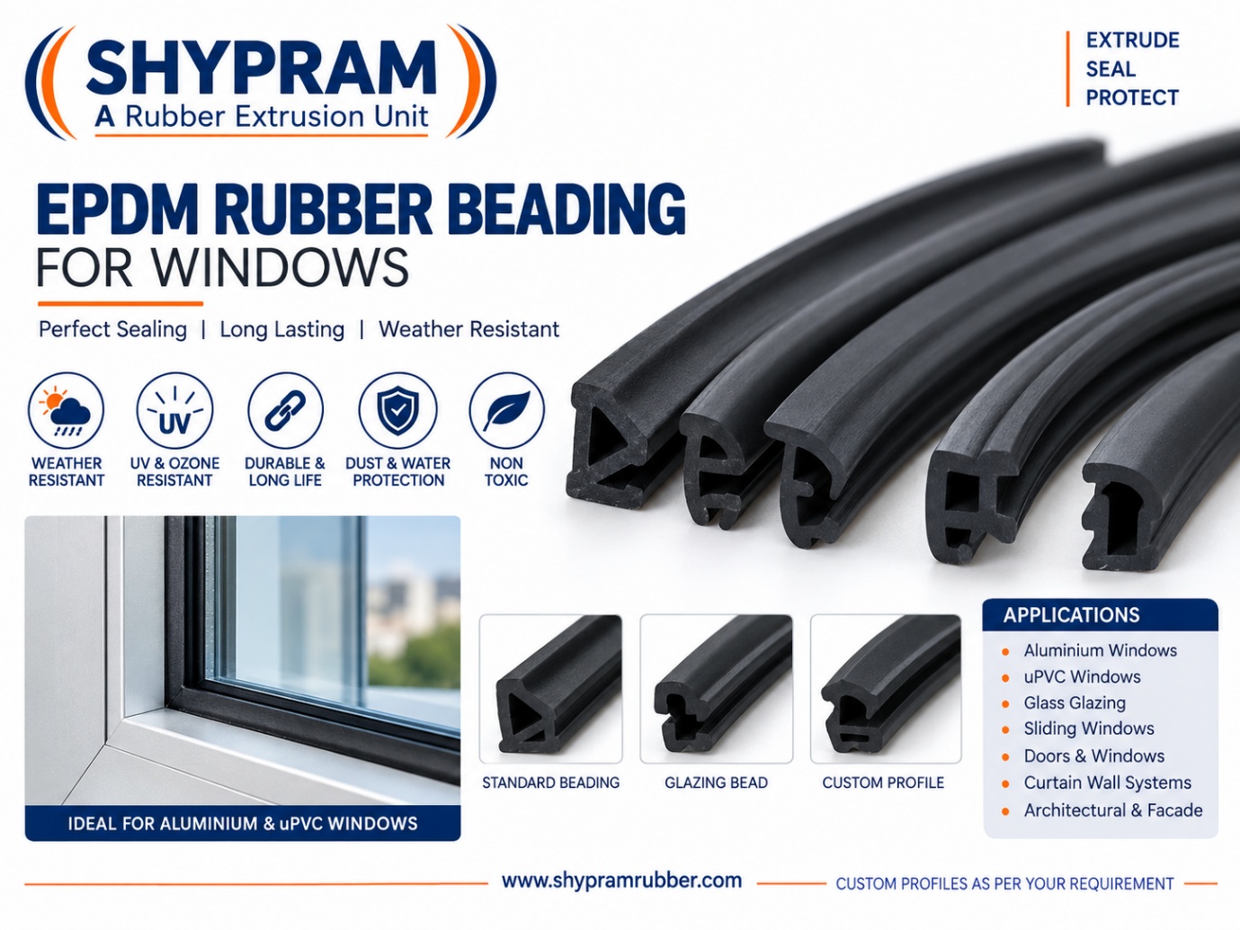 EPDM - Beading For Window