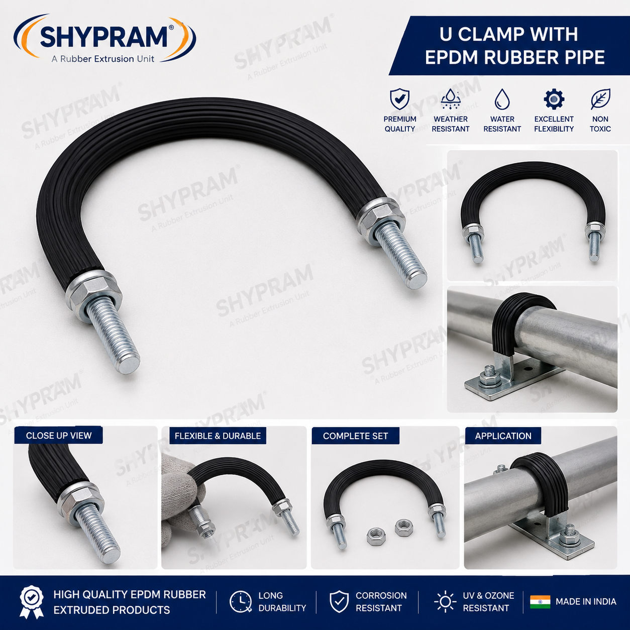 Rubber Profile for U Bolt Clamp