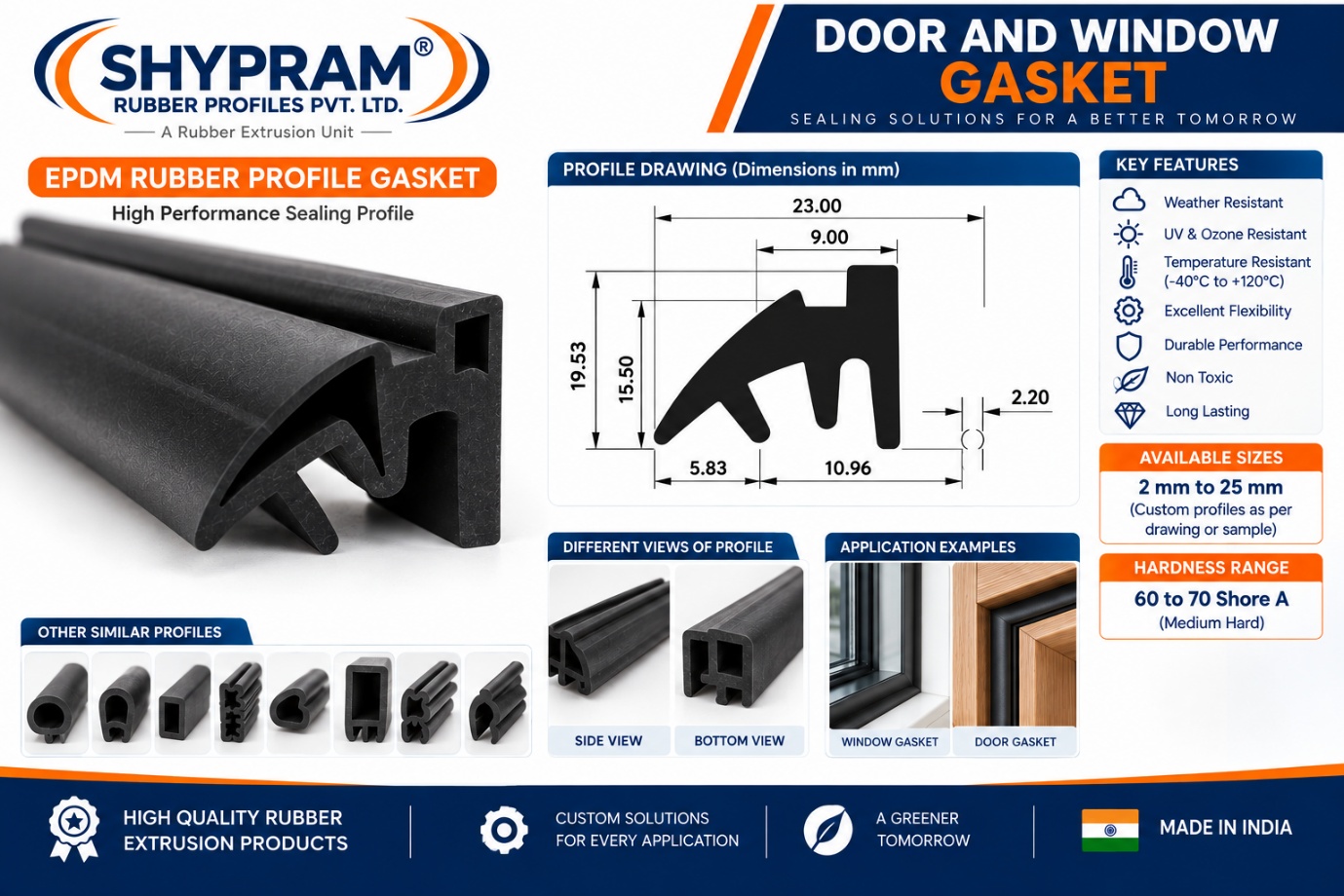 EPDM Sponge Rubber Cord